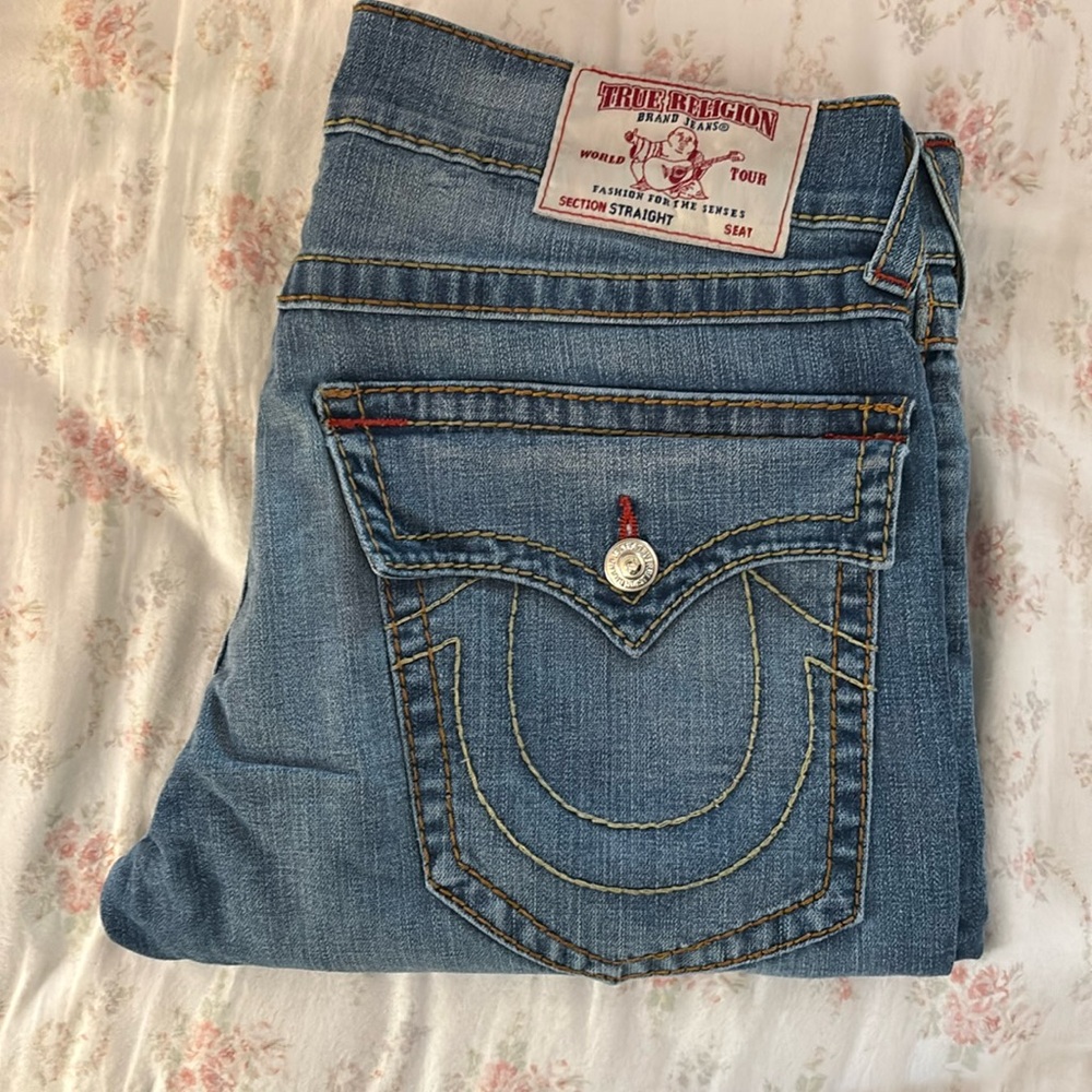 Men’s blue True Religion jeans size 34x34